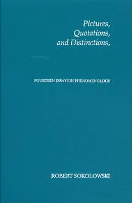 Book cover for Pictures, Quotations and Distinctions