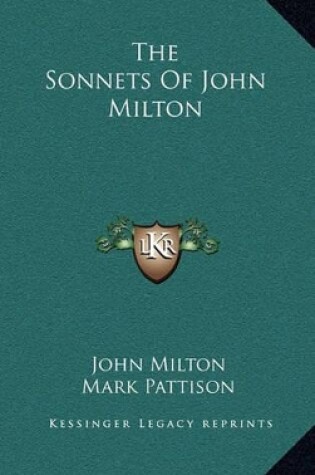 Cover of The Sonnets of John Milton