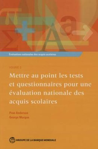 Cover of Evaluations nationales des acquis scolaires, Volume 2