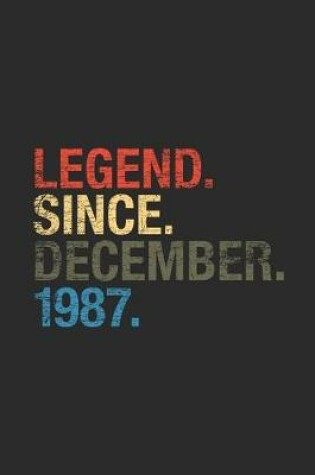 Cover of Legend Since December 1987