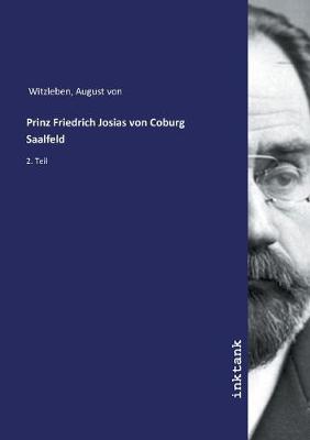 Book cover for Prinz Friedrich Josias von Coburg Saalfeld