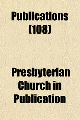 Book cover for Publications Volume 108