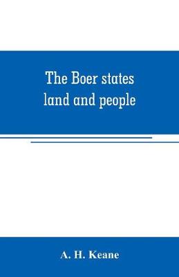 Book cover for The Boer states; land and people