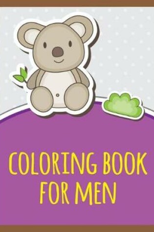 Cover of coloring book for men