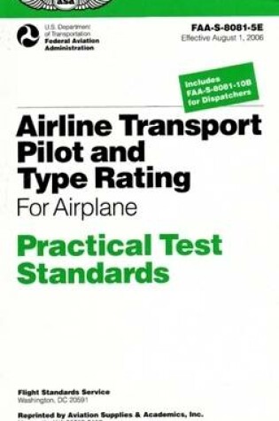 Cover of Airline Transport Pilot and Type Rating