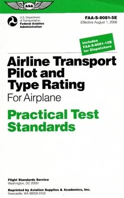 Book cover for Airline Transport Pilot and Type Rating