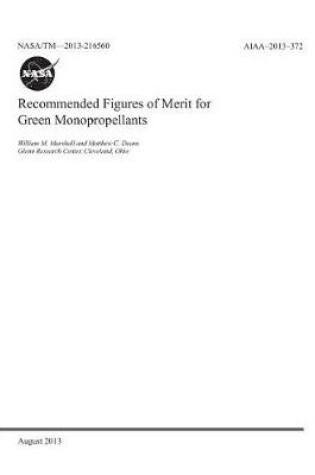 Cover of Recommended Figures of Merit for Green Monopropellants