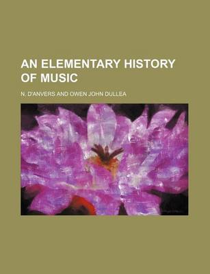 Book cover for An Elementary History of Music