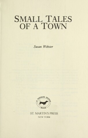 Book cover for Small Tales of a Town