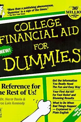 Cover of College Financial Aid for Dummies