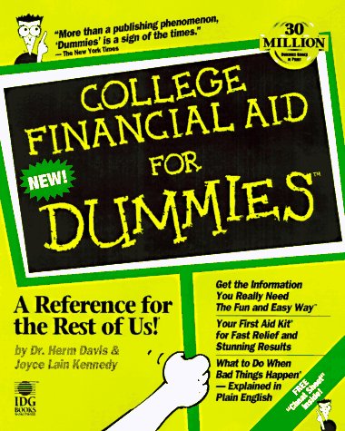 Book cover for College Financial Aid for Dummies