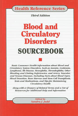 Cover of Blood and Circulatory Disorders Sourcebook