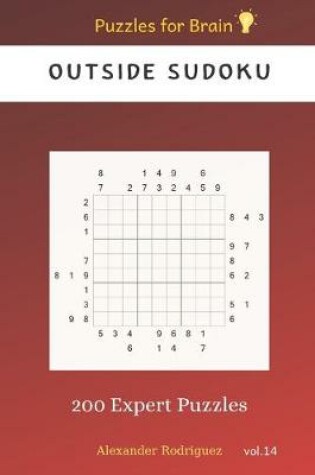 Cover of Puzzles for Brain - Outside Sudoku 200 Expert Puzzles vol.14