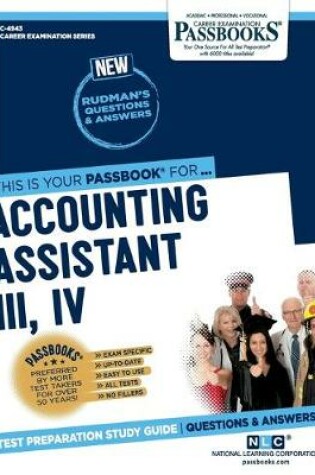 Cover of Accounting Assistant III, IV (C-4943)