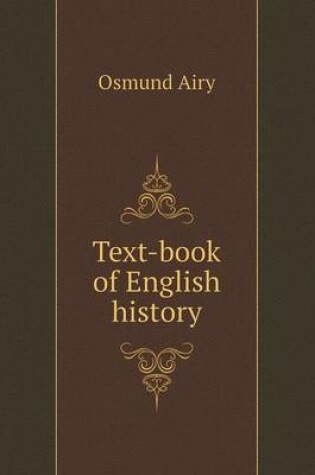 Cover of Text-book of English history