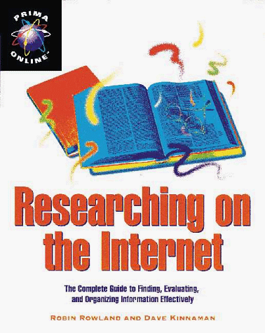 Book cover for Researching on the Internet