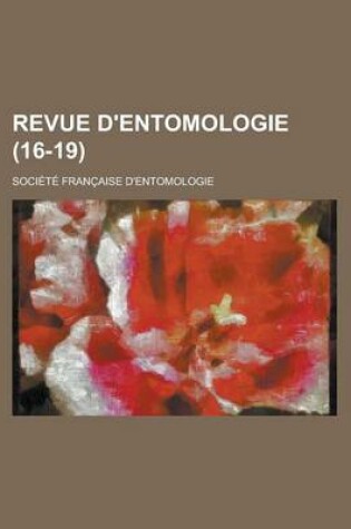 Cover of Revue D'Entomologie (16-19 )