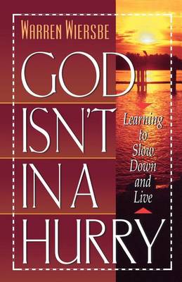 Book cover for God Isn't in a Hurry