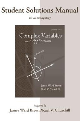 Cover of Student's Solutions Manual to accompany Complex Variables and Applications