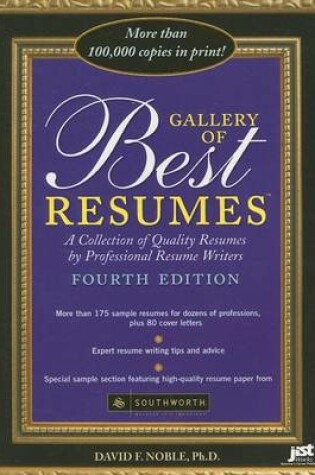 Cover of Gallery of Best Resumes: A Collection of Quality Resumes by Professional Resume Writers