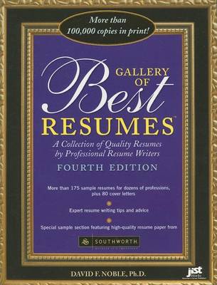 Book cover for Gallery of Best Resumes: A Collection of Quality Resumes by Professional Resume Writers