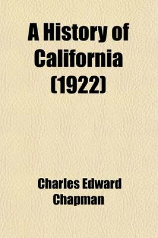 Cover of A History of California; The American Period