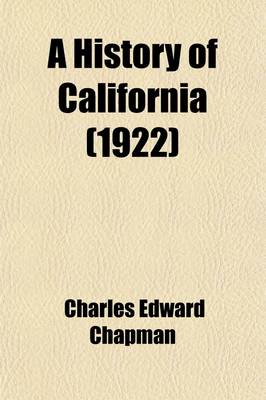 Book cover for A History of California; The American Period