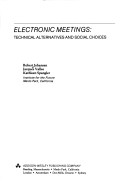 Book cover for Electronic Meetings