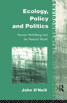 Book cover for Ecology, Policy and Politics