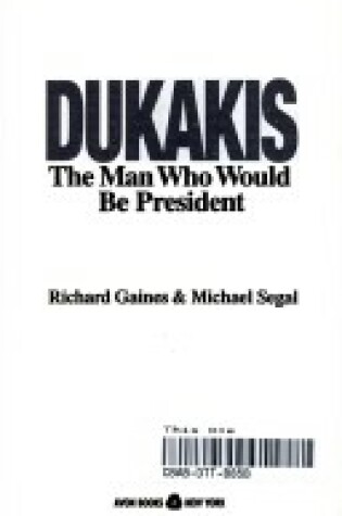 Cover of Dukakis