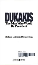 Book cover for Dukakis