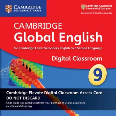 Book cover for Cambridge Global English Stage 9 Cambridge Elevate Digital Classroom Access Card (1 Year)