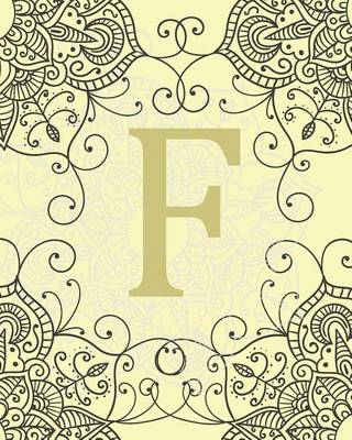 Book cover for Dotted Journal Writing Ideas, "F" Inspiration Notebook, Dream Journal Diary, Dot Grid
