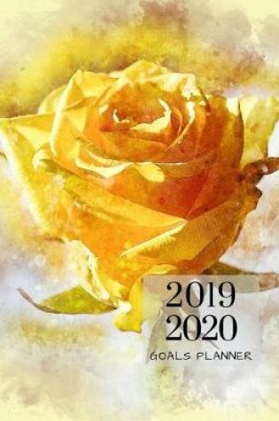 Cover of 2019 2020 Floral Flowers 15 Months Daily Planner