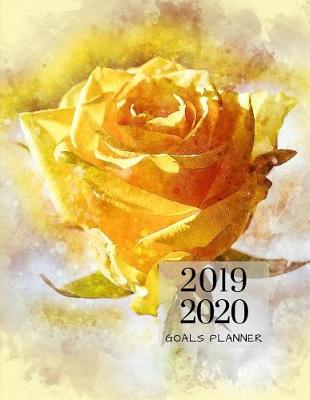 Book cover for 2019 2020 Floral Flowers 15 Months Daily Planner