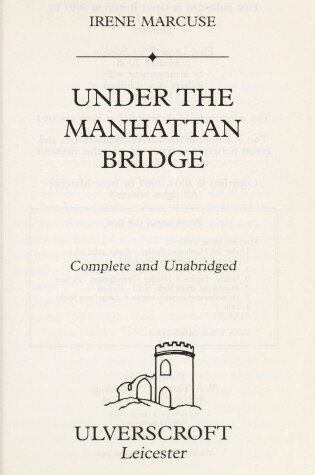 Cover of Under The Manhattan Bridge