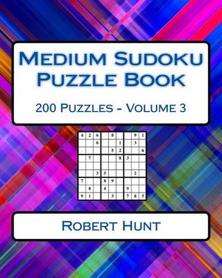 Book cover for Medium Sudoku Puzzle Book Volume 3