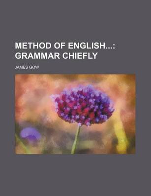 Book cover for Method of English