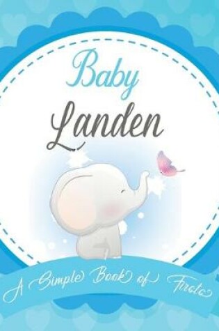 Cover of Baby Landen A Simple Book of Firsts