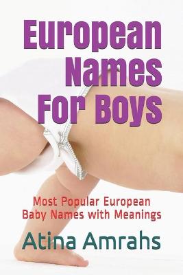 Book cover for European Names For Boys
