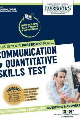 Cover of Communication and Quantitative Skills Test (Nt-71)