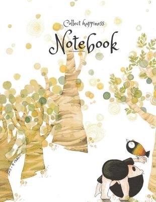 Cover of Collect happiness notebook for handwriting ( Volume 12)(8.5*11) (100 pages)