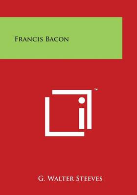 Book cover for Francis Bacon