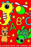 Book cover for ABC coloring books for toddlers No.1