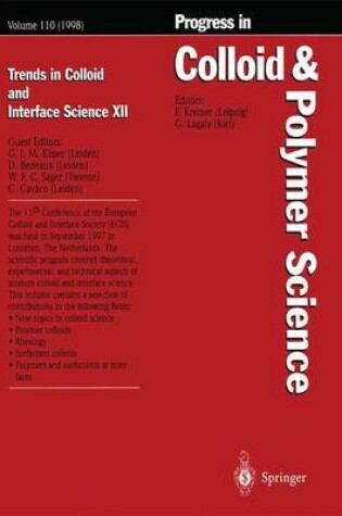 Cover of Trends in Colloid and Interface Science XII