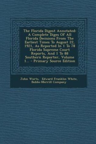 Cover of The Florida Digest Annotated