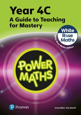 Book cover for Power Maths Teaching Guide 4C - White Rose Maths edition