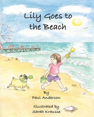 Book cover for Lily goes to the Beach