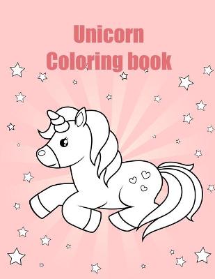 Book cover for Unicorn Coloring book