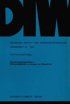 Book cover for Das Konvergenzproblem -